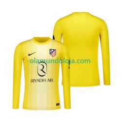Camisola Atlético Madrid Guarda-redes Homem Equipamento Primeiro 2025-2026 Manga Comprida